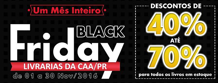 Promoção válida nas sete lojas das Livrarias da CAA-PR no estado (Divulgação)