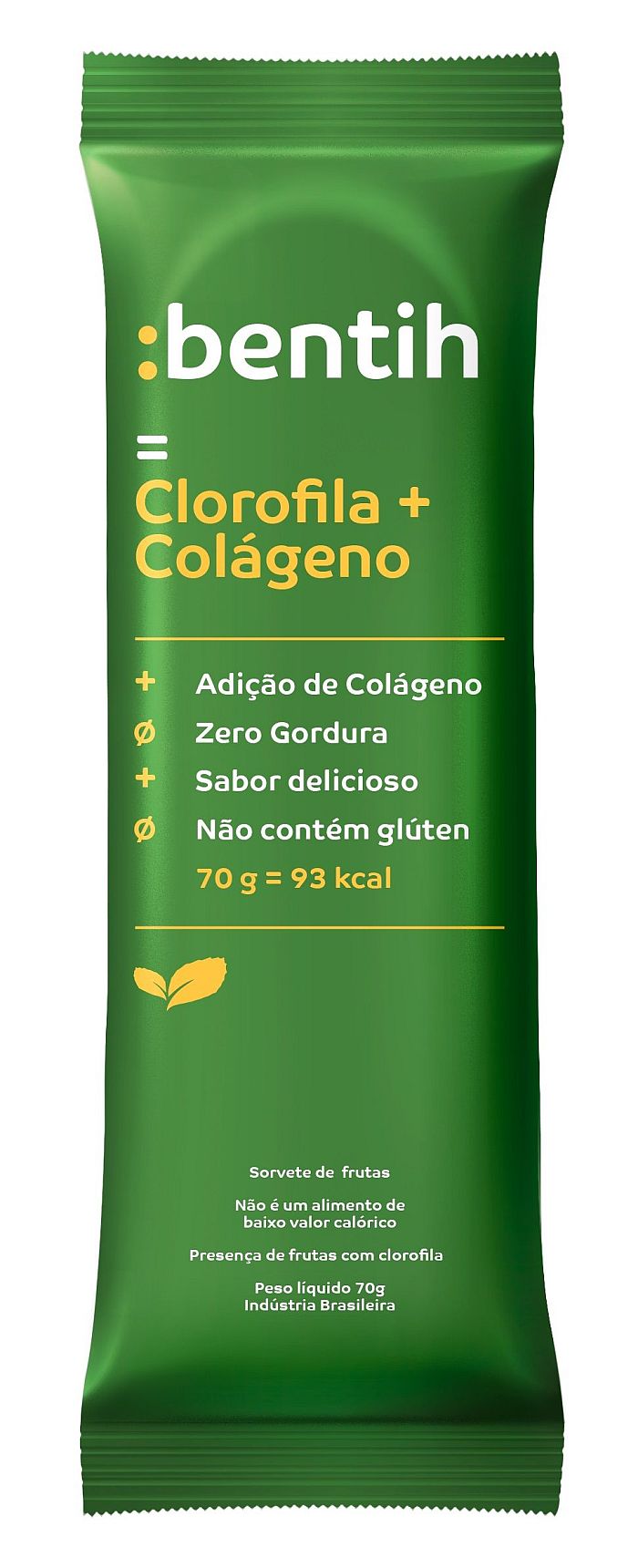 :bentih - sabor Clorofila + Colágeno (Foto: Divulgação) :bentih - sabor Clorofila + Colágeno (Foto: Divulgação)