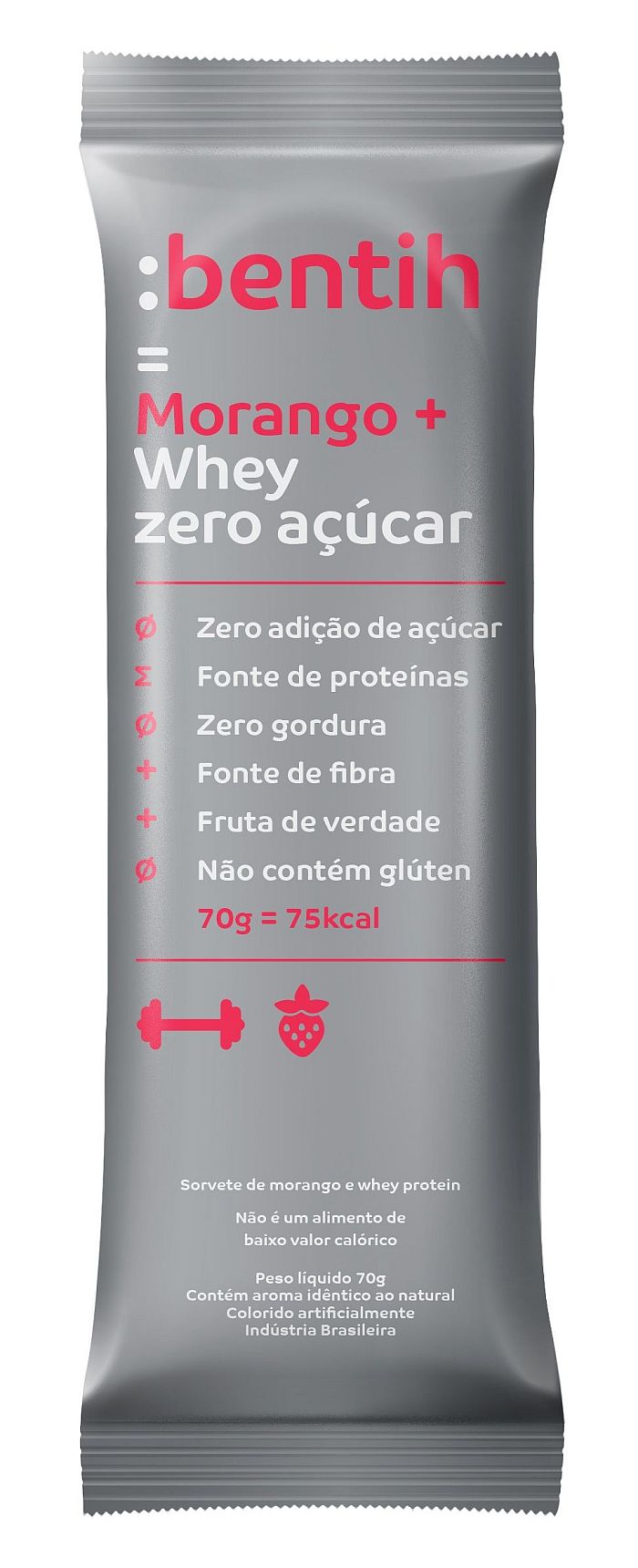 Novidade no mercado de sorvetes, :bentih traz whey e não tem adição de açúcar (Divulgação)