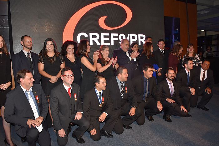 Homenageados do CREF9/PR (Mary Derosso