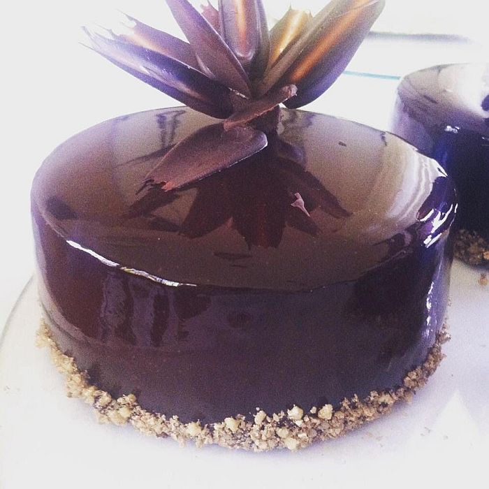 Glaçado de chocolate com framboesa (Divulgação) Glaçado de chocolate com framboesa (Divulgação)