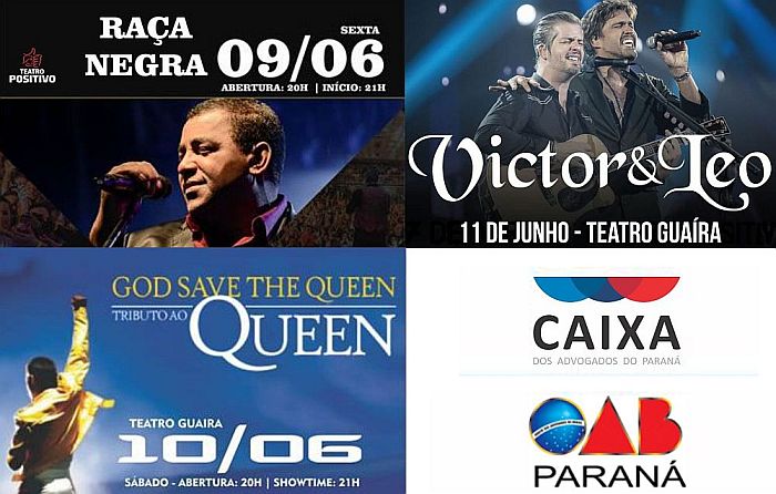 Parcerias da CAA-PR garantem desconto na aquisição de ingressos para diversos shows