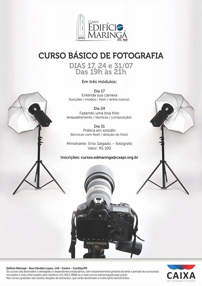 Valor do curso é R$ 100 e as inscrições estão abertas (Divulgação)