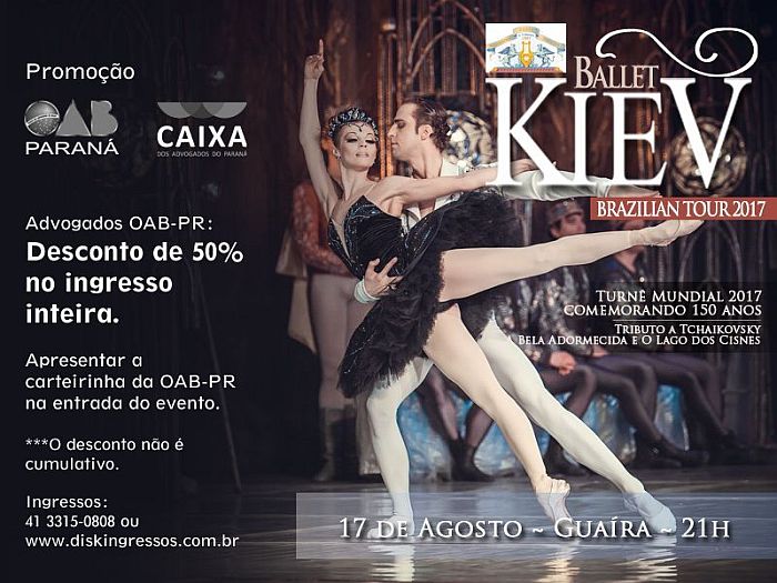 Bailarinos ucranianos apresentam espetáculo com clássicos da dança mundial