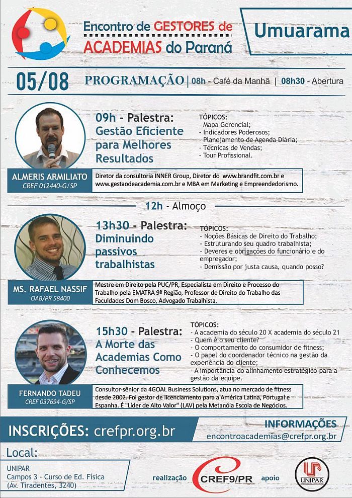 Encontro de Academias (Divulgação)