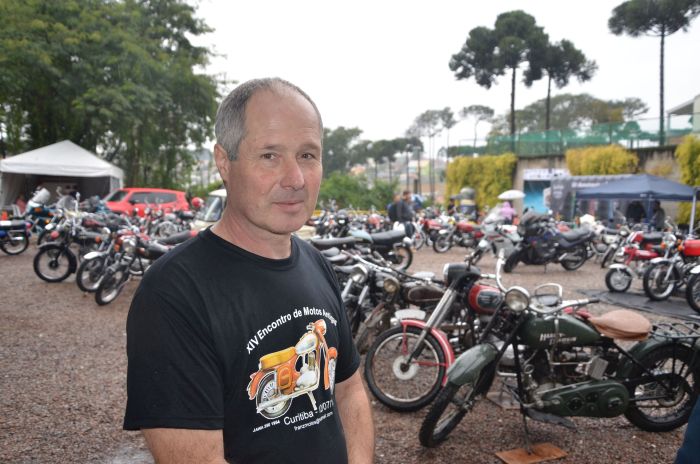 Franz Goossen, colecionador e organizador do evento - Foto: Bebel Ritzmann