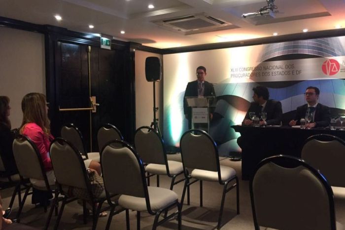 Procurador Diogo Rodrigues apresentou tese na área de Direito Tributário e Financeiro - Foto: Divulgação  