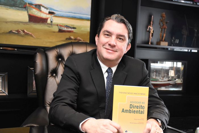 Autor Fabiano Macieywski aborda a efetividade do Direito Ambiental brasileiro - Foto: Bebel Rtizmann Autor Fabiano Macieywski aborda a efetividade do Direito Ambiental brasileiro - Foto: Bebel Rtizmann
