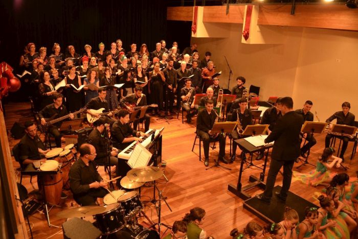 Grupo vocal da CAA e OAB se apresentou na Capela Santa Maria - Foto: Divulgação Grupo vocal da CAA e OAB se apresentou na Capela Santa Maria - Foto: Divulgação