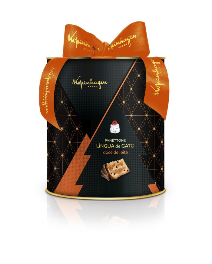 Panettone Língua de Gato Doce de Leite - 1 Kg - Preço Sugerido: R$ 99,90 - Foto: Divulgação