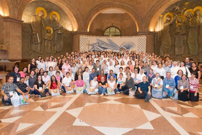 Representantes das escolas que participaram da edição passada do Encontro, ocorrida em Aparecida do Norte (SP) - Foto: Divulgação 