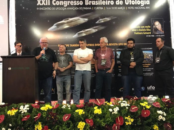 Palestrantes do XXII Congresso Brasileiro de Ufologia - Foto: Divulgação