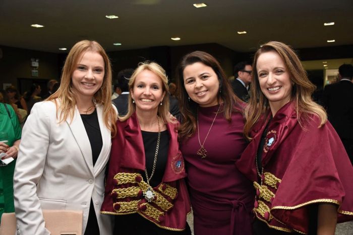 Procuradora e ex-presidente da APEP Cristina Leitão, a advogada Rogéria Dotti, a também ex-presidente da APEP Isabela Cristine Martins Ramos e a advogada Graciela Marins - Foto: Divulgação