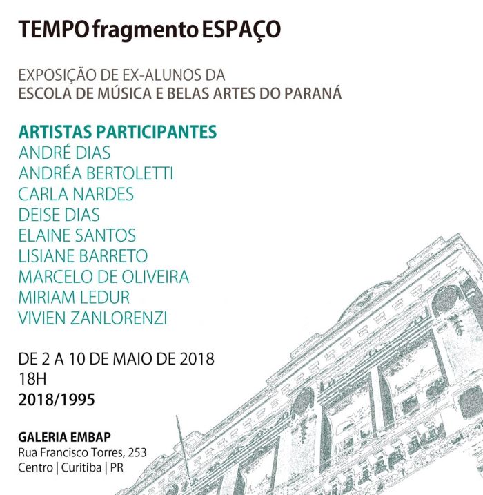 Exposição está composta por trabalhos de ex-alunos da EMBAP - Foto: Divulgação