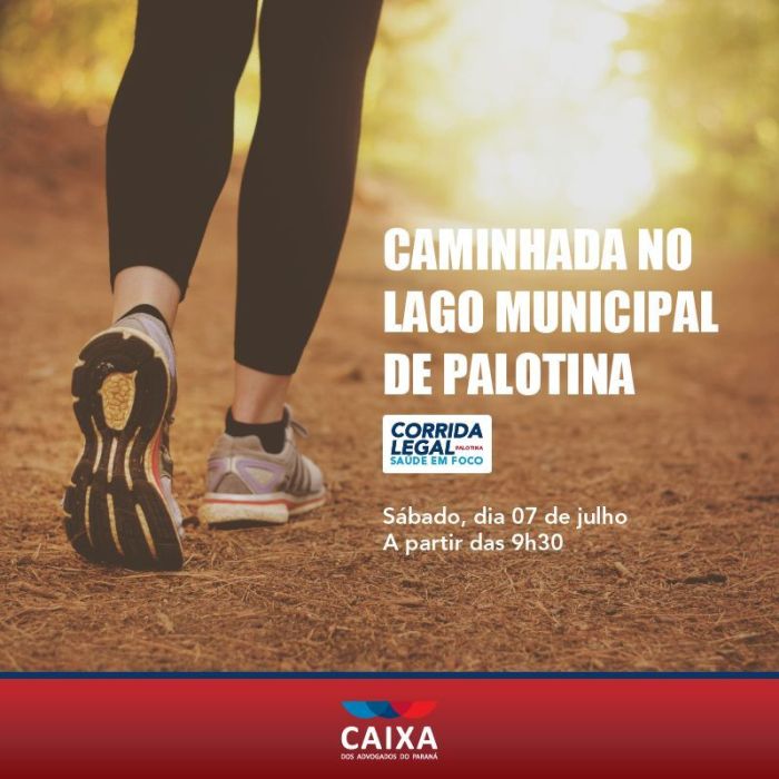 Concentração será a partir das 9h30 no Lago Municipal de Palotina - Foto: Divulgação