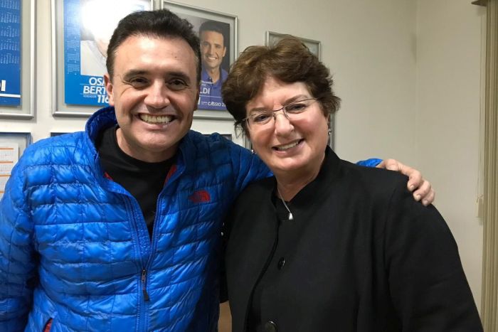 Deputado federal Osmar Bertoldi e prefeita Beti Pavin - Foto: Divulgação