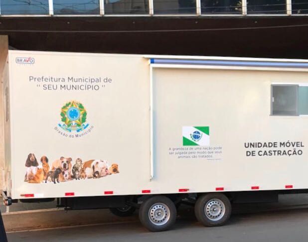 Veículo é adaptado para a esterilização animal gratuita - Foto: Divulgação