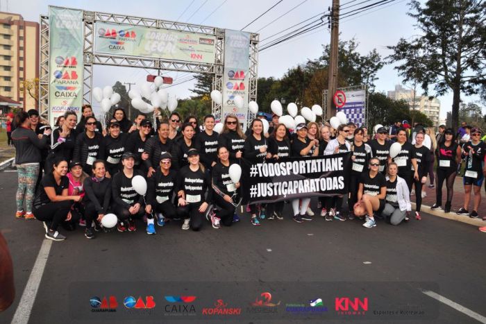 Corrida Legal de Guarapuava teve participação de advogados e comunidade Foto: Divulgação