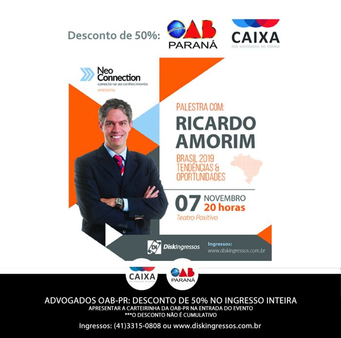 Ricardo Amorim será atração no 2º Neoconnection - Foto: Divulgação