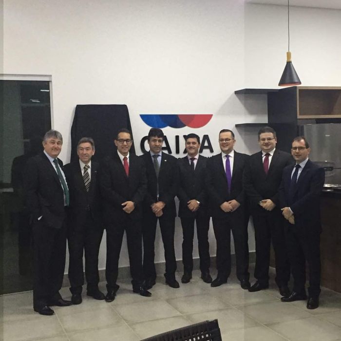 Diretoria da Subseção e da CAA/PR na inauguração do novo Espaço - Foto: Divulgação