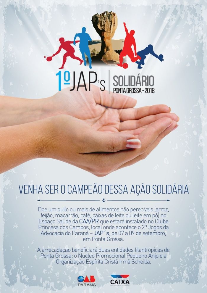 1º JAP´s Solidário vai arrecadar alimentos para suas instituições beneficentes - Foto: Divulgação