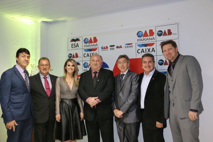 Diretoria da Subseção e da CAA/PR na inauguração do novo Espaço - Foto: Divulgação