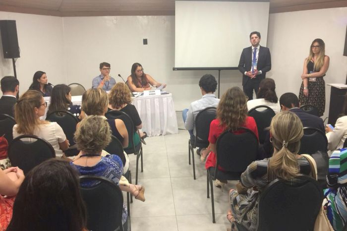 Apresentação da tese Aline Fernanda Faglioni e Fernando Alcântara Castelo - Foto: Divulgação 