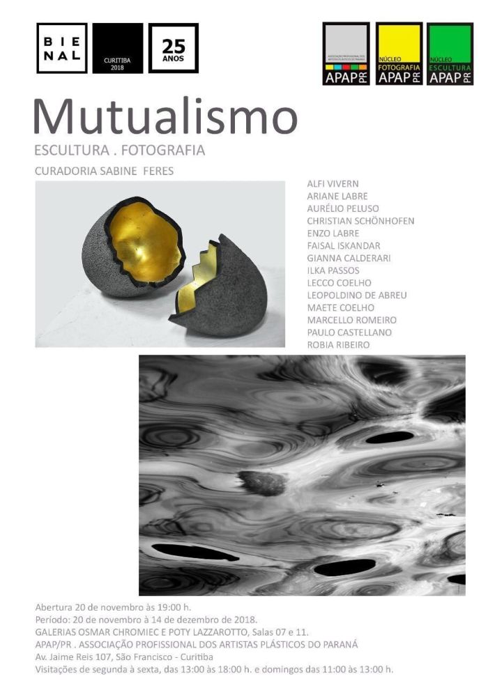 Exposição abre dia 20 de novembro, às 19 horas - Foto: Divulgação