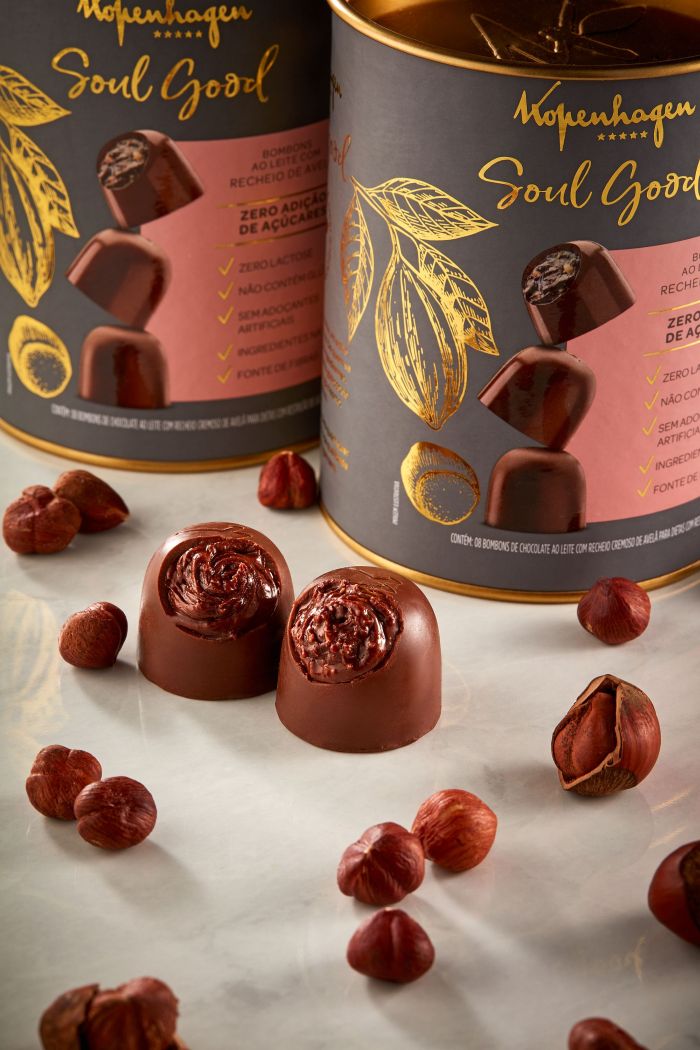 Bombons Avelã 160 g - Preço sugerido: R$ 49,90 - Foto: Divulgação Bombons Avelã 160 g - Preço sugerido: R$ 49,90 - Foto: Divulgação