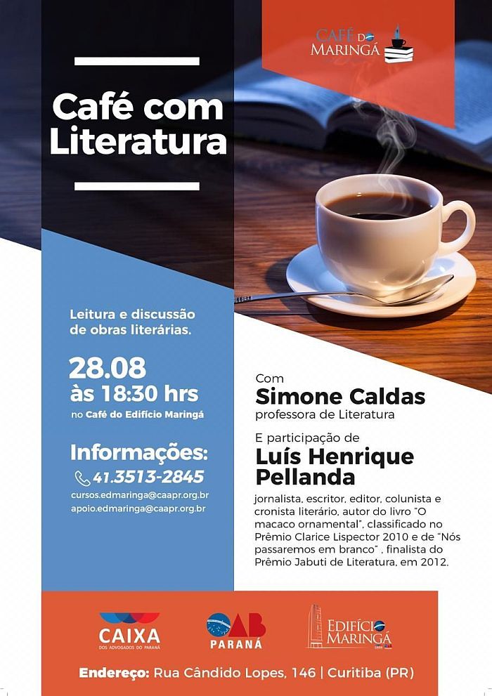 Inscrições para o evento: (41) 3513-2845 ou cursos.edmaringa@caapr.org.br - Foto: Divulgação Inscrições para o evento: (41) 3513-2845 ou cursos.edmaringa@caapr.org.br - Foto: Divulgação