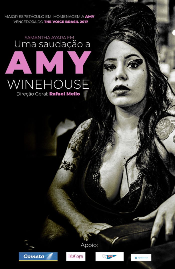 Samantha Ayara traz para Curitiba tributo a Amy Winehouse - Foto: Divulgação Samantha Ayara traz para Curitiba tributo a Amy Winehouse - Foto: Divulgação