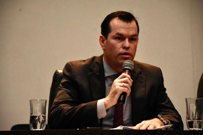 Presidente do Tribunal de Contas de Santa Catarina, Adircelino Moraes Ferreira – Foto: Bebel Ritzmann Presidente do Tribunal de Contas de Santa Catarina, Adircelino Moraes Ferreira – Foto: Bebel Ritzmann