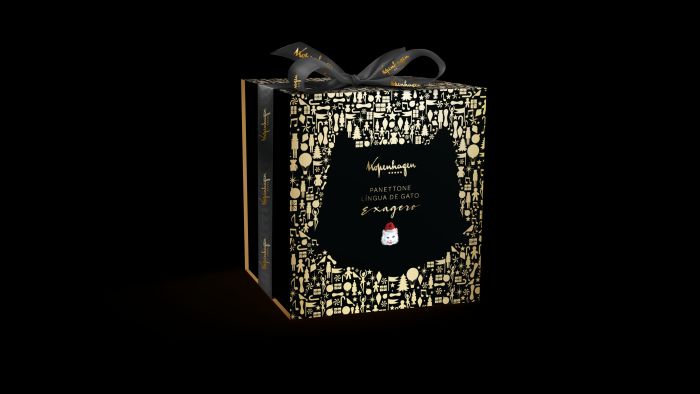Panettone Língua de Gato Exagero, R$ 119,90 - Foto: Divulgação Panettone Língua de Gato Exagero, R$ 119,90 - Foto: Divulgação