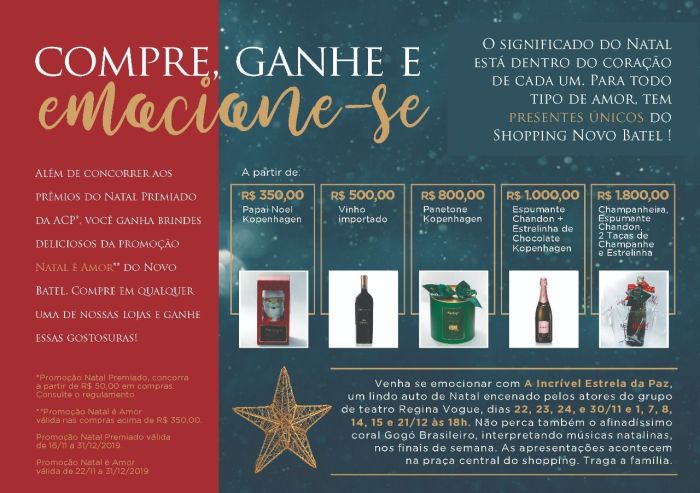 Campanha de Natal segue até final do mês de Dezembro - Foto: Divulgação