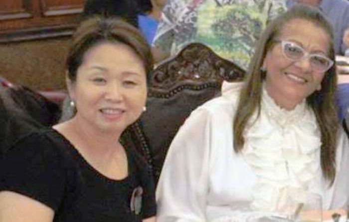 Onan Sasaki - Presidente da associação da Mulheres para a Paz Mundial sa América Latina e Eliza Ferreira - relações Públicas da UPF e AMPM - Foto: Divulgação Onan Sasaki - Presidente da associação da Mulheres para a Paz Mundial sa América Latina e Eliza Ferreira - relações Públicas da UPF e AMPM - Foto: Divulgação