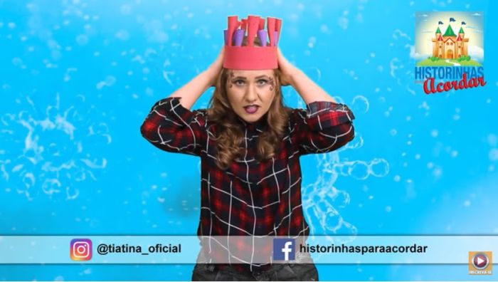Maior youtuber do Brasil de contação de histórias, Tia Tina usa fábula para ensinar pais e filhos sobre Coronavírus - Foto: Divulgação
