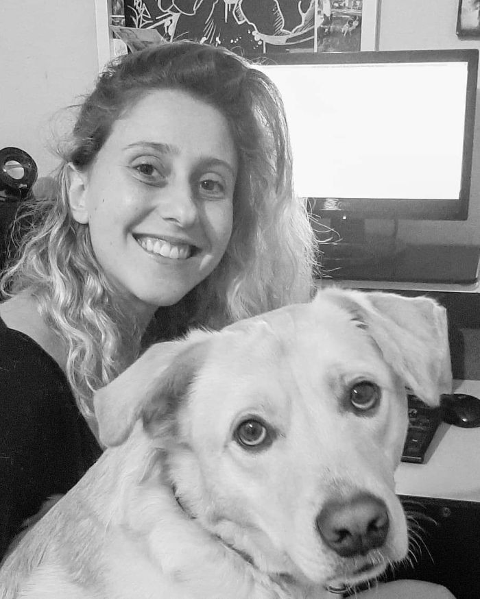 Lais Cauner e Rico (um dos seus pets) - Foto: Divulgação Lais Cauner e Rico (um dos seus pets) - Foto: Divulgação