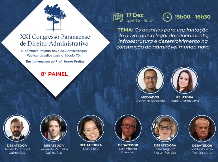 10º Painel do XXI Congresso Paranaende de Direito Administrativo - Foto: Divulgação