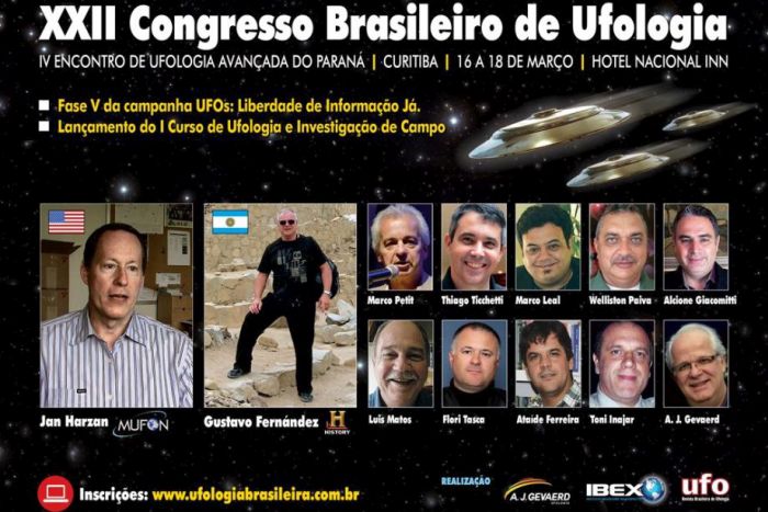 Ufólogos apresentam pesquisas sobre alienígenas e fenômenos extraterrestres em congresso de Ufologia