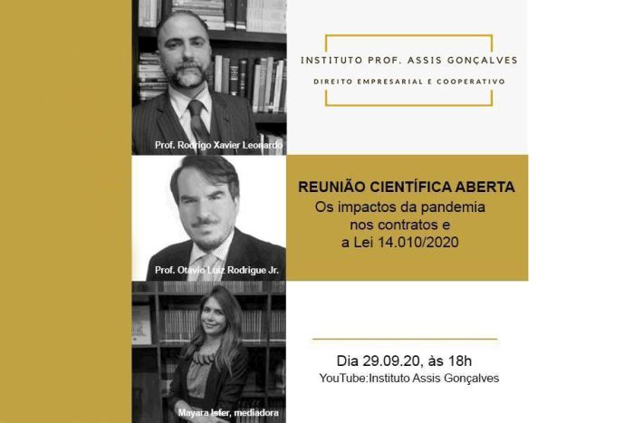 Reunião científica on-line analisa a Lei nº 14.010/2020
