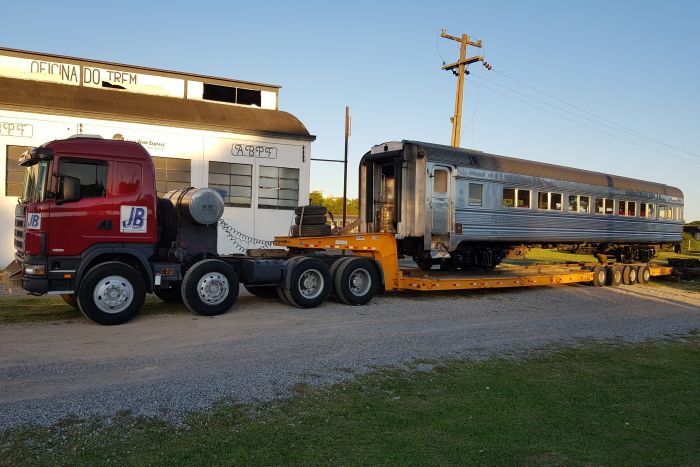 Primeira composição do Trem Republicano chega a Itu