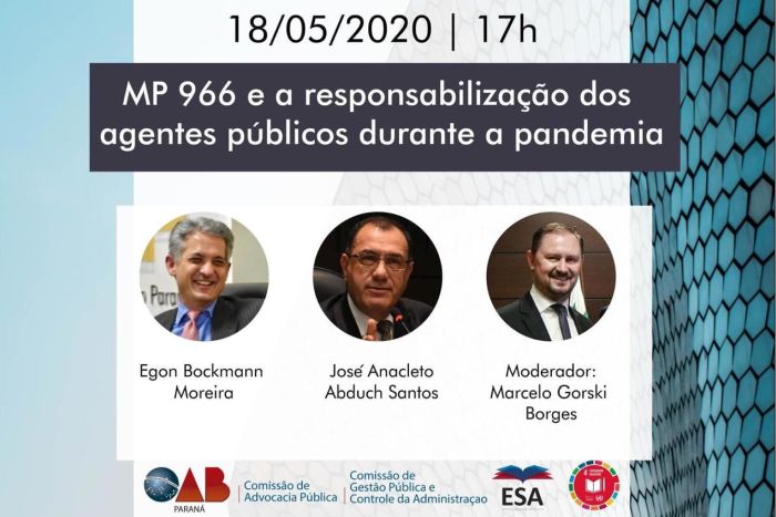 Live aborda a Medida Provisória 966/2020