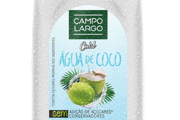 Água de coco envasada em pet asséptico reforça oferta de bebidas saudáveis da marca Campo Largo
