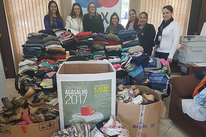 Campanha do Agasalho da CAA-PR arrecada 1,3 mil itens em Pitanga