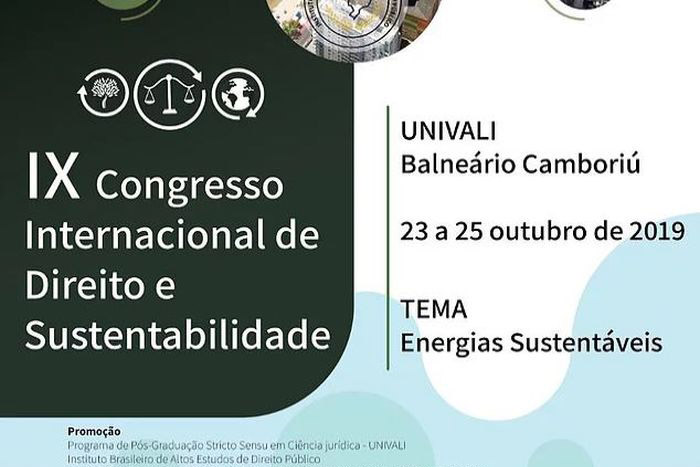 Univali recebe evento internacional de Direito e Sustentabilidade