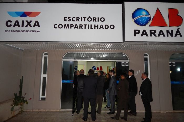 Presidente e diretor da CAA/PR inauguram Escritórios Compartilhados na OAB Campo Mourão
