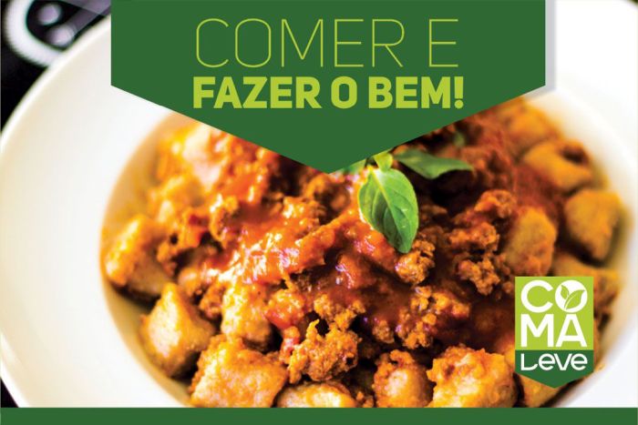 Dia COMA LEVE Feliz será em prol do Instituto Bom Aluno do Brasil