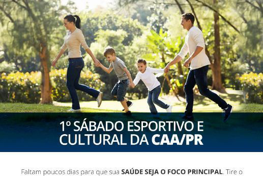 Espaço Kids e Espaço Saúde estão na programação do evento cultural e esportivo da CAA/PR 