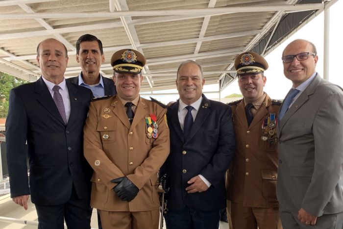 CREF9/PR prestigia troca de comando da Academia Policial Militar do Guatupê