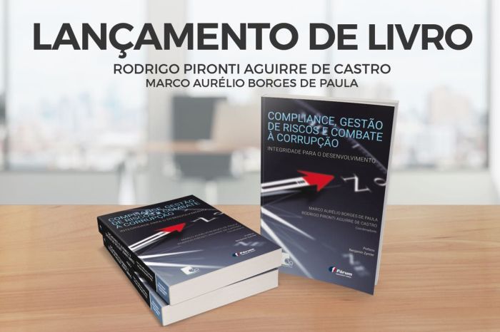 Diretor do IPDA lança livro sobre compliance e combate à corrupção